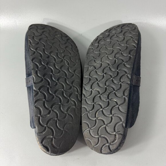 Birkenstock Eaton Blue Suede Clogs,  Size 40 main image 9